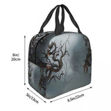 Spooky Autumn Fantasy Forest Fog Cooler Bag Thermal Lunch Box Tote