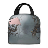 Spooky Autumn Fantasy Forest Fog Cooler Bag Thermal Lunch Box Tote