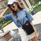 Canvas Shoulder Bag Cartoon Printed Student Shopping Bag