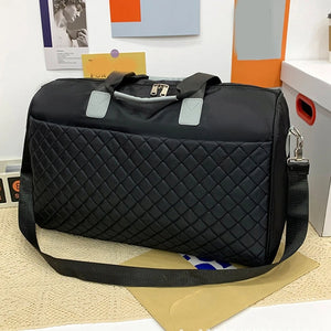 Unisex Gym Tote Fitness Shoulder Bag Weekender Overnight Handbag