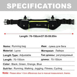 Waterproof Sport Waist Bag Men Women Running Kettle Belt Gym Money Fanny Pack