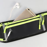 Waterproof Running Waist Bag Gym Fanny Bag Safty Reflective Tape