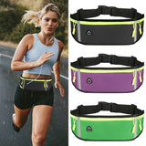 Waterproof Running Waist Bag for Women Men Gym Fanny Bag Safty Reflective Tape