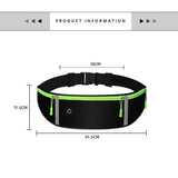 Waterproof Running Waist Bag for Women Men, Comfortable Gym Fanny Bag