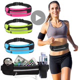 Waterproof Running Fanny Pack Waist Belt Bag for Men Women