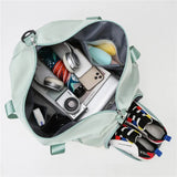 Female Yoga Bag with Wet Dry Separation & Shoe Compartment