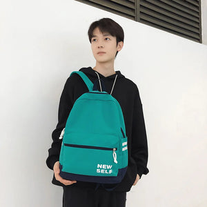 Sports Backpack Contrast Large Capacity Student Bag
