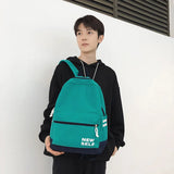 Sports Backpack Contrast Large Capacity Student Bag