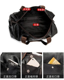 Men's Brown Leather Gym Bag Yoga Travel Duffel Shoulder Luggage