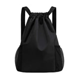 Sports Drawstring Backpack String Bag Sackpack Gym Swim Beach Women Men