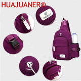 Waterproof Sports Fanny Pack Chest Bag Travel Shoulder Sling Backpack