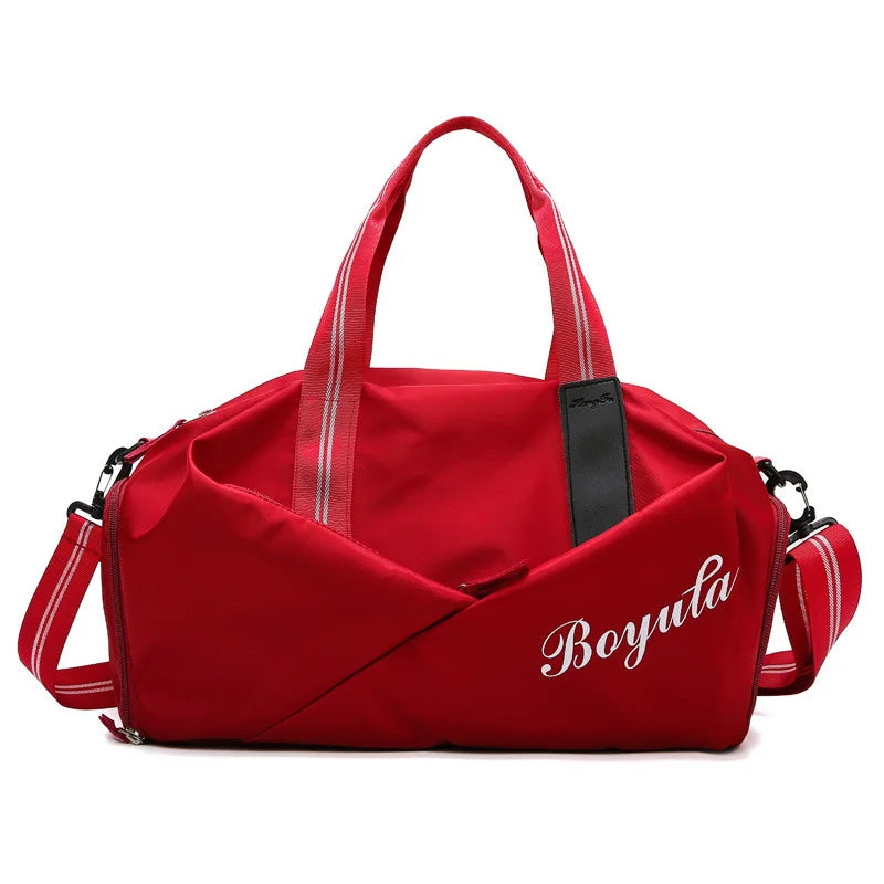 Sports Gym Bag Female Dry Wet Separation Shoe Position Training Yoga Bag
