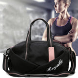 Sports Gym Bag Female Dry Wet Separation Shoe Position Training Yoga Bag