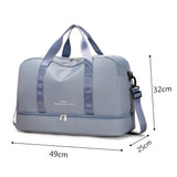 Waterproof Nylon Gym Bag Large-capacity Clothes Storage