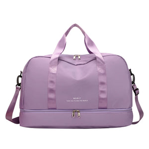 Waterproof Nylon Gym Bag Fitness Training Travel Handbag