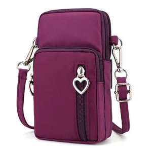 Sports Oxford Cloth Women Phone Bag Arm Pack Mini Crossbody Pouch