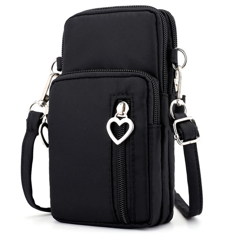 Sports Oxford Cloth Women Phone Bag Arm Pack Mini Crossbody Pouch