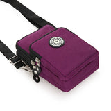 Sports Small Shoulder Bags Nylon Three-Purpose Leisure Mobile Phone Protective C