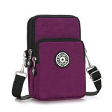 Sports Small Shoulder Bags Nylon Three-Purpose Leisure Mobile Phone Protective C