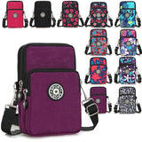 Sports Small Shoulder Bags Nylon Three-Purpose Leisure Mobile Phone Protective C
