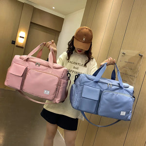 Heart Sports Travel Fitness Bag Shoulder Handbag