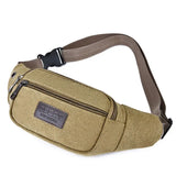 Canvas Hidden Anti-theft Chest Bags Body Running Cycling Crossbody Bag
