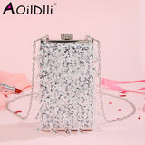 European Embroidery Beaded Evening Bag Heavy Industry Banquet Dress Clutch