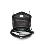 Women's Diamond Chain Bag Multifunctional Leather Ladies Bag