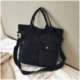Canvas Tote Bag Women's One-Shoulder Handbag