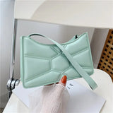 Ruched Vintage Shoulder Bag Women Handbag