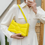 Ruched Vintage Shoulder Bag Women Handbag