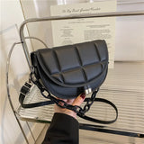 Spring Chain Shoulder Bag Crossbody Saddle Bag