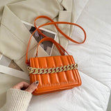 Diamond Lattice Shoulder Bag Small Square Messenger Bag