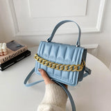 Diamond Lattice Shoulder Bag Small Square Messenger Bag