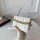 Diamond Lattice Shoulder Bag Small Square Messenger Bag