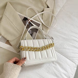 Diamond Lattice Shoulder Bag Small Square Messenger Bag