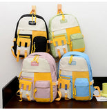 Spring Canvas Backpack Women Harajuku School Student Backpack
