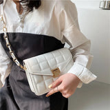 Spring Ins Small Bags Female Tide Chain Crossbody Handbag Embroidery