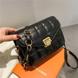 Spring Ins Small Bags Female Tide Chain Crossbody Handbag Embroidery