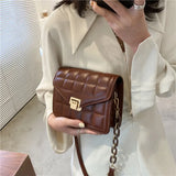 Spring Ins Small Bags Female Tide Chain Crossbody Handbag Embroidery