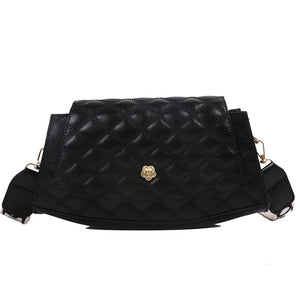 Spring Plaid Crossbody Bag Women Messenger Bag Female Lock Shoulder Bag