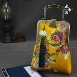 Spring Flowers Fringe Vintage Bag Crossbody Bag Women's Handbag Purse