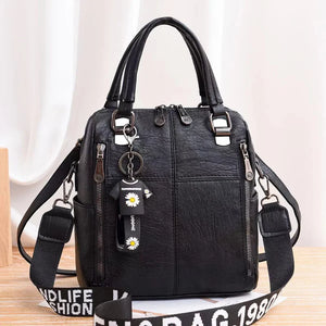 Spring Red Crossbody Bag Large Capacity Retro Women's Bag