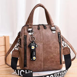 Spring Red Crossbody Bag Large Capacity Retro Women's Bag