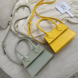 Spring Small Square Tote Bag Shoulder Crossbody Clutch Wallet Handbag