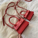 Spring Small Square Tote Bag Shoulder Crossbody Clutch Wallet Handbag
