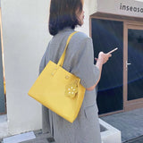 Spring Shoulder Bag PU Leather Large Capacity Totes Office Lady