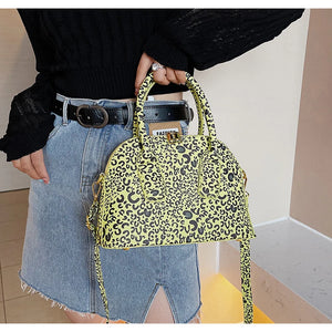 Leopard Crossbody Bag Spring Retro Versatile Handheld Bag
