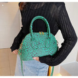 Leopard Crossbody Bag Spring Retro Versatile Handheld Bag