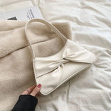 Spring Small PU Leather Underarm Bag for Women Totes Shoulder Bags